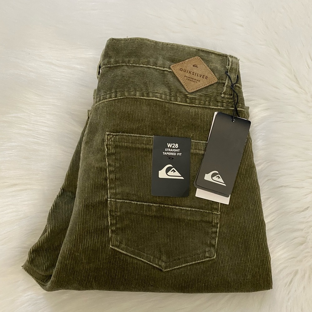 Quiksilver Olive Green Corduroy